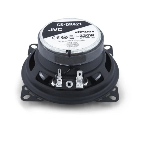 JVC CS-DR421 – 4" 2-Way Coaxial Car Speakers (220W Max Power)